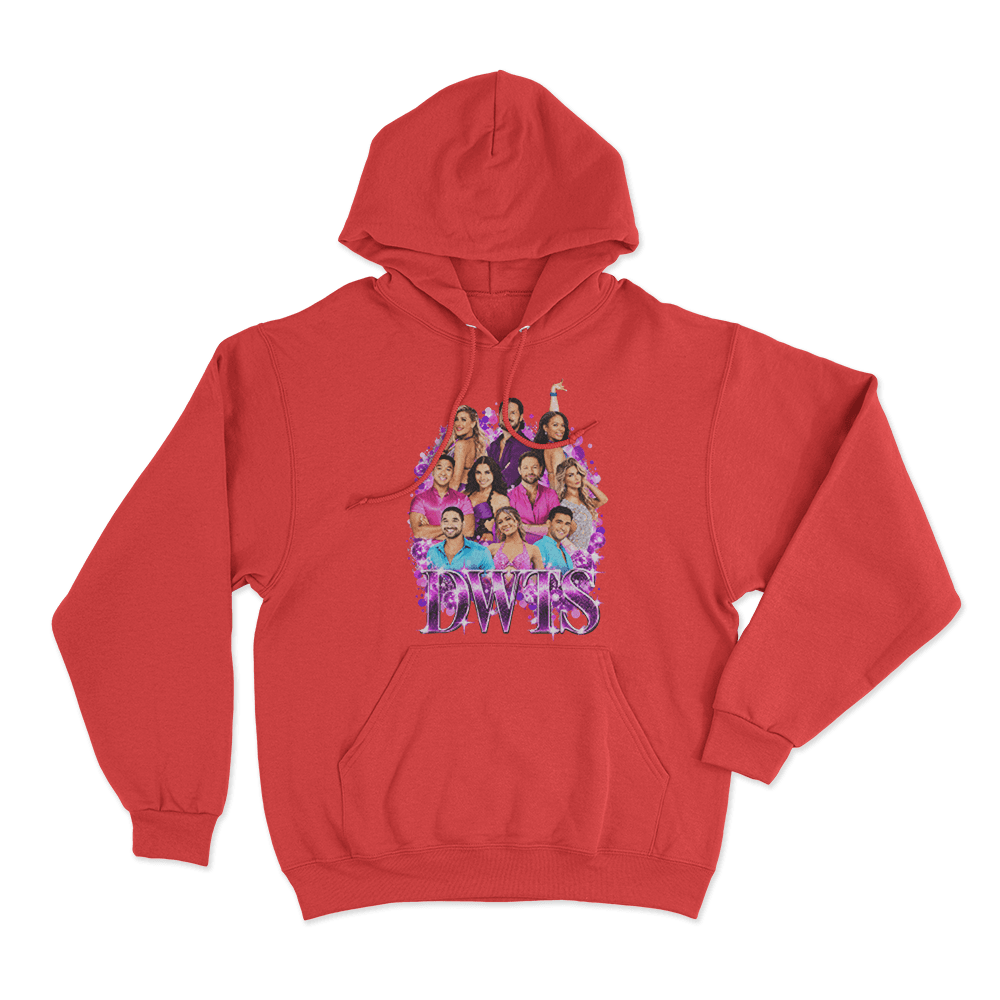 DWTS Photo Unisex Hoodie Red DWTS Photo Unisex Hoodie Red