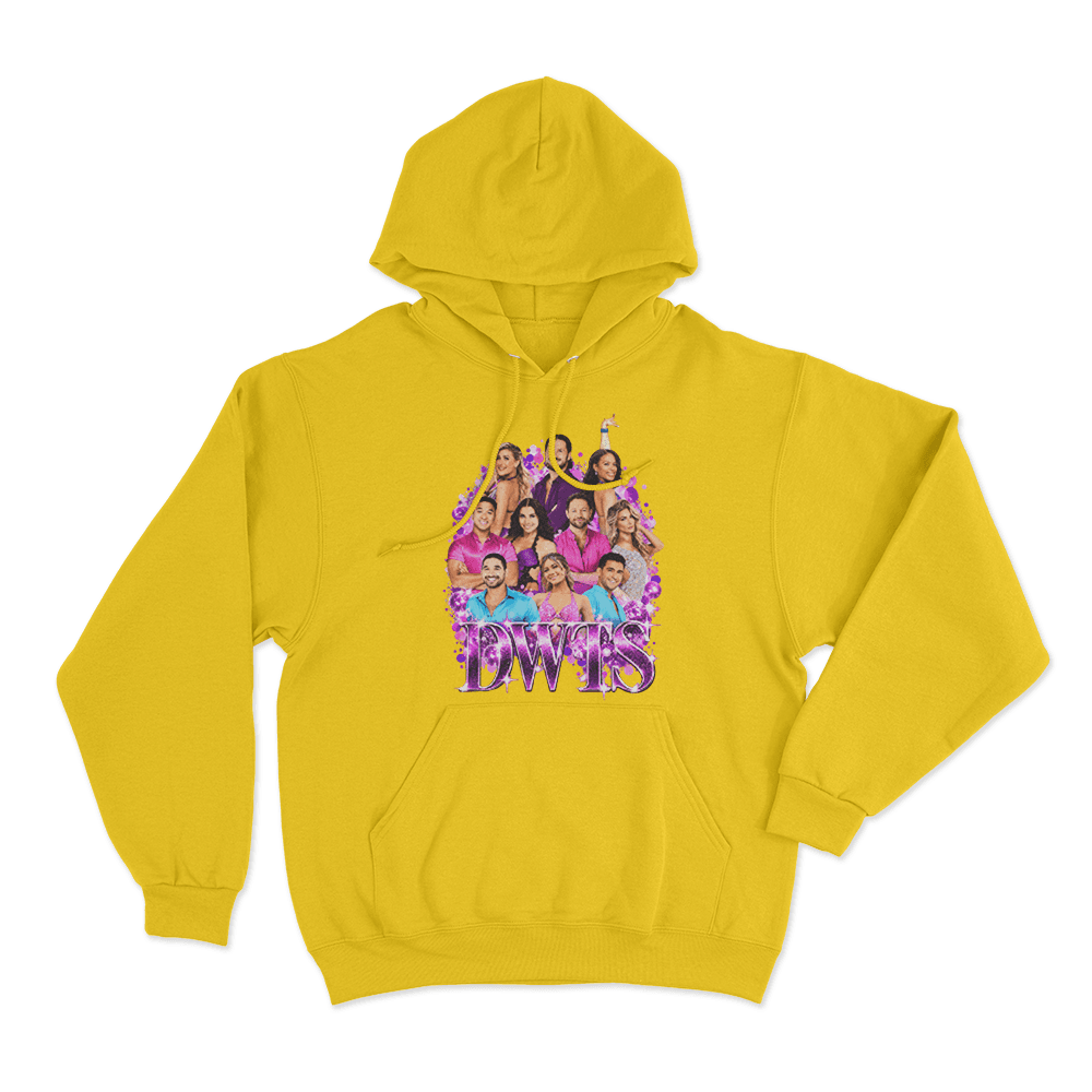 DWTS Photo Unisex Hoodie Yellow DWTS Photo Unisex Hoodie Yellow