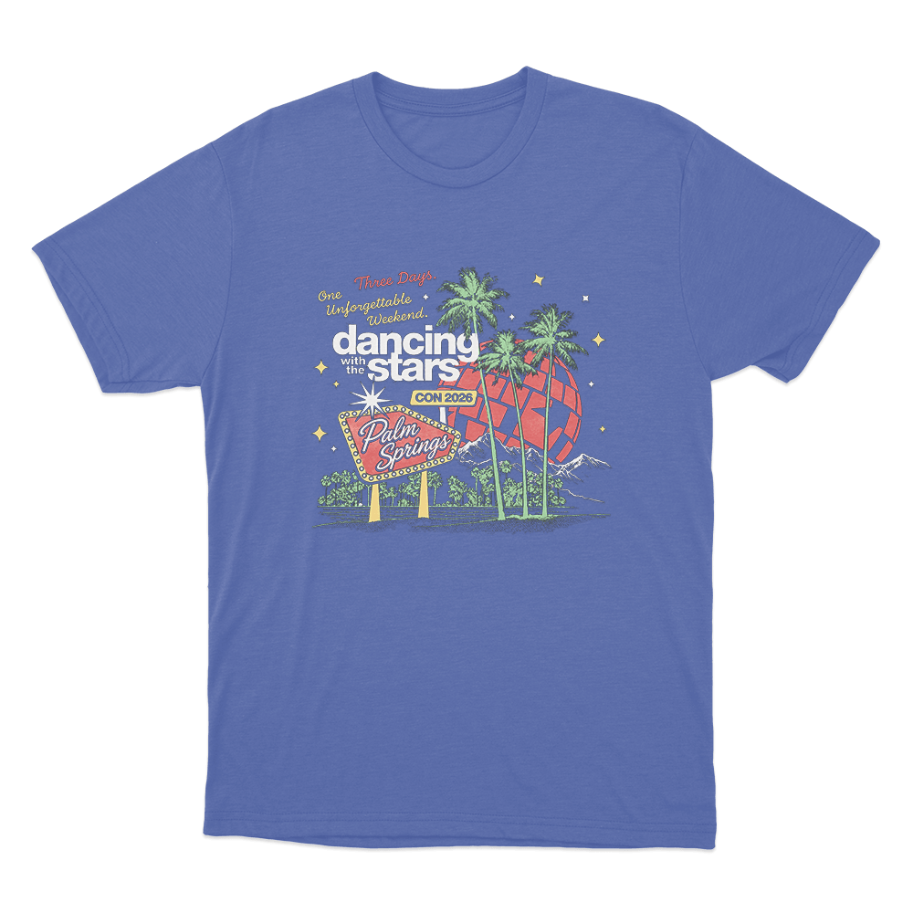 Dancing With The Stars Con Unisex T Shirt Blue Dancing With The Stars Con Unisex T Shirt Blue