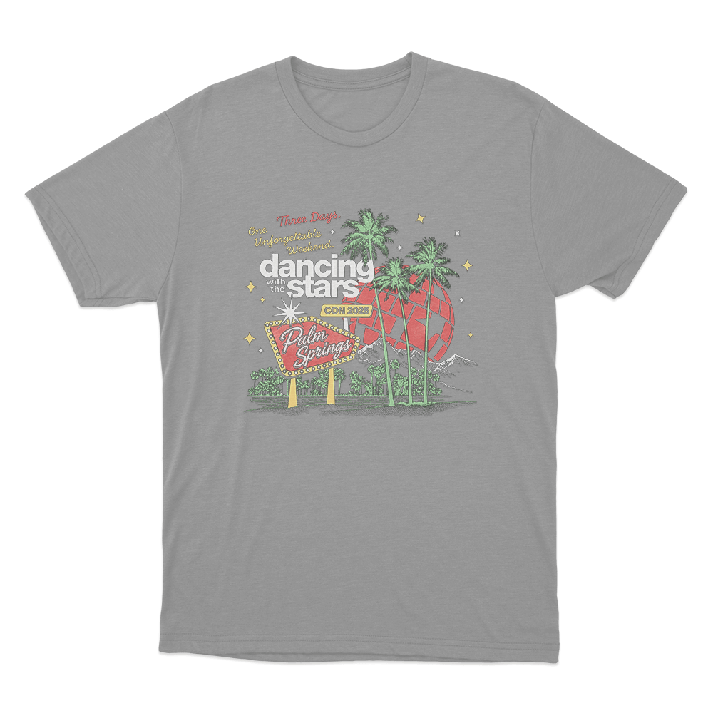 Dancing With The Stars Con Unisex T Shirt Grey Dancing With The Stars Con Unisex T Shirt Grey