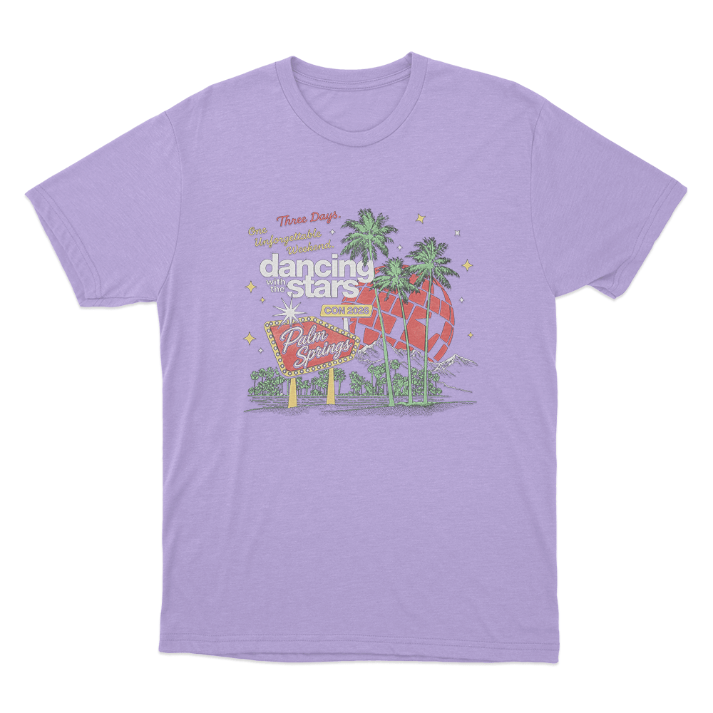 Dancing With The Stars Con Unisex T Shirt Purple Dancing With The Stars Con Unisex T Shirt Purple