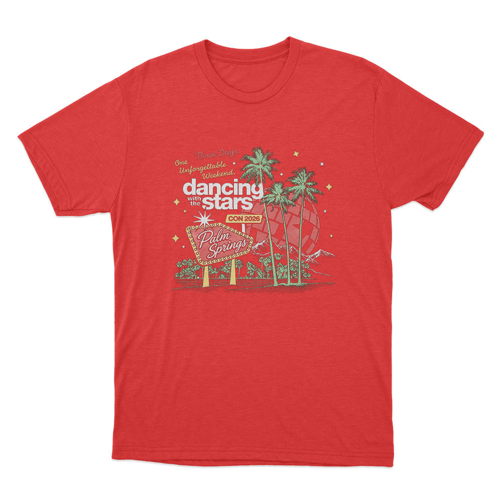 Dancing With The Stars Con Unisex T Shirt Red Dancing With The Stars Con Unisex T Shirt Red