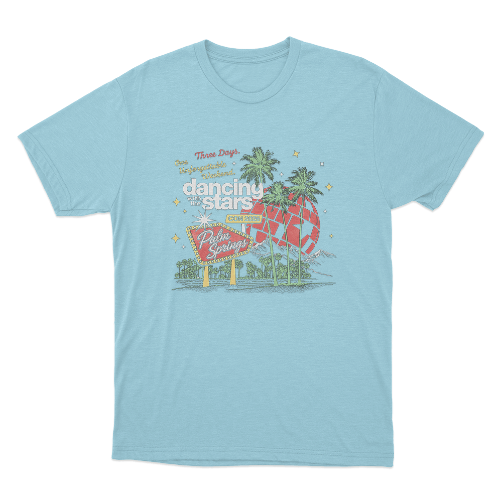 Dancing With The Stars Con Unisex T Shirt Sky Blue Dancing With The Stars Con Unisex T Shirt Sky Blue