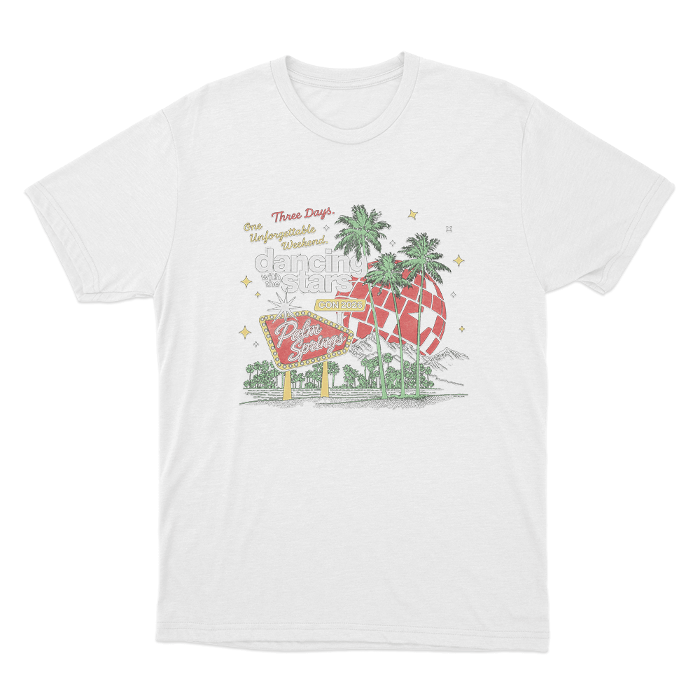 Dancing With The Stars Con Unisex T Shirt White Dancing With The Stars Con Unisex T Shirt White